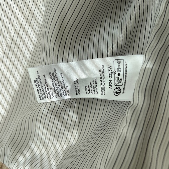 Anthropologie Beige and Taupe Bomber Jacket - Picture 3 of 3